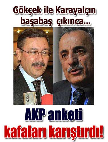 AKP anketi Gökçek'in rakiplerini iştahlandırdı