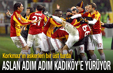 Aslan adım adım Kadıköy'e yürüyor  