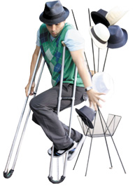 Doğuştan kalçasında eklem bozukluğu olan Bill Shannon