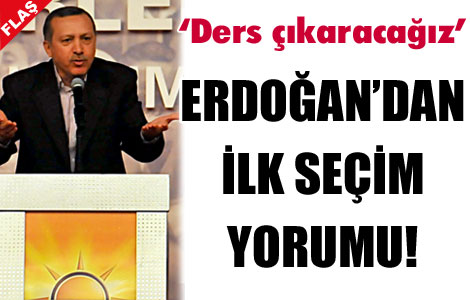 Erdoğan'dan ilk seçim yorumu! 