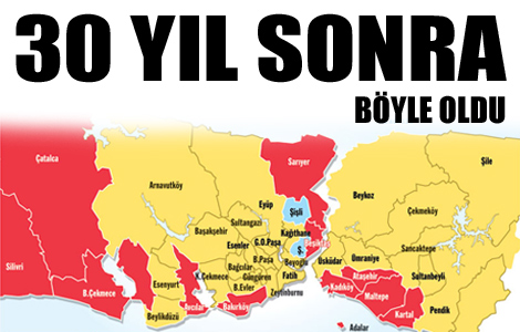 İşte İstanbul'un yeni yerel yönetim haritası 