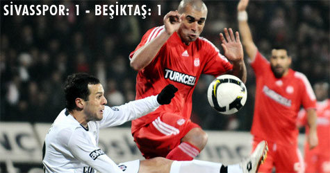 Sivasspor: 1 - Beşiktaş: 1 