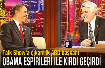 Talk Show'a çıkan ilk ABD başkanı  