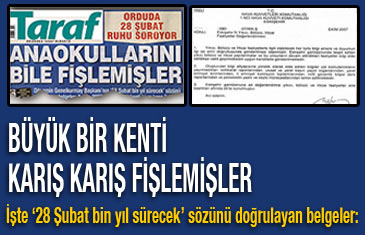 Asker, 2007'de bir büyük kenti karış karış fişlemiş  