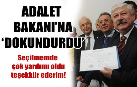 Akaydın, Adalet Bakanı'na dokundurdu 