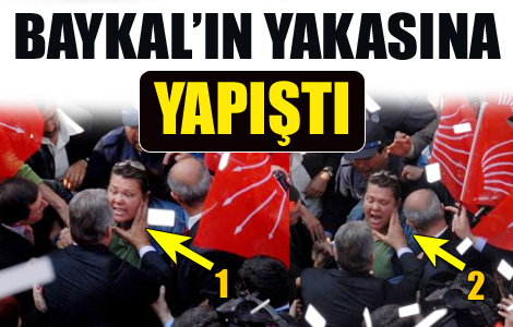 Mersin’de bir kadın boğazına yapıştı