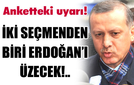  İki seçmenden biri Erdoğan'ı üzecek! 